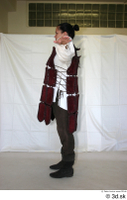  Photos Medieval Red Vest on white shirt 1 Medieval Clothing red vest t poses whole body 0003.jpg